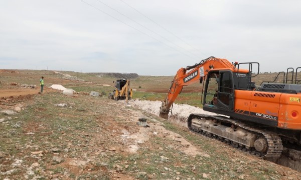 MARSU, Midyat Mermerciler Sanayi Sitesi’nde Altyapı Sorununu Çözdü