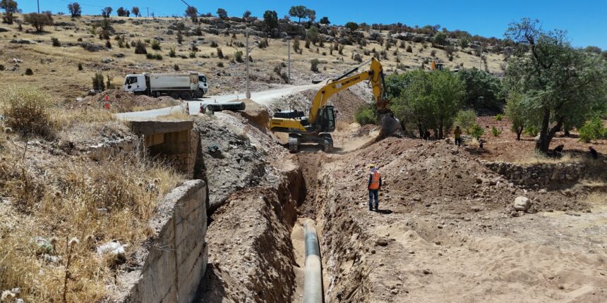 Mardin İçme Suyu Projesi’nde Çalışmalar Sürüyor