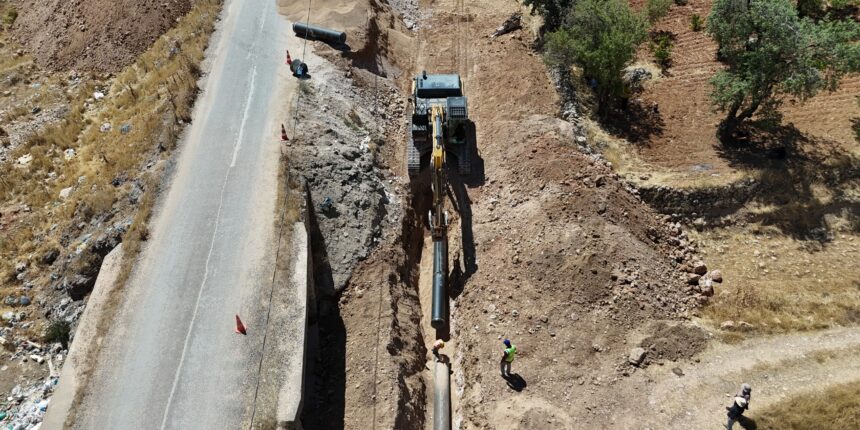 Koyunlu Ana İsale Hattında İlk Su Verildi