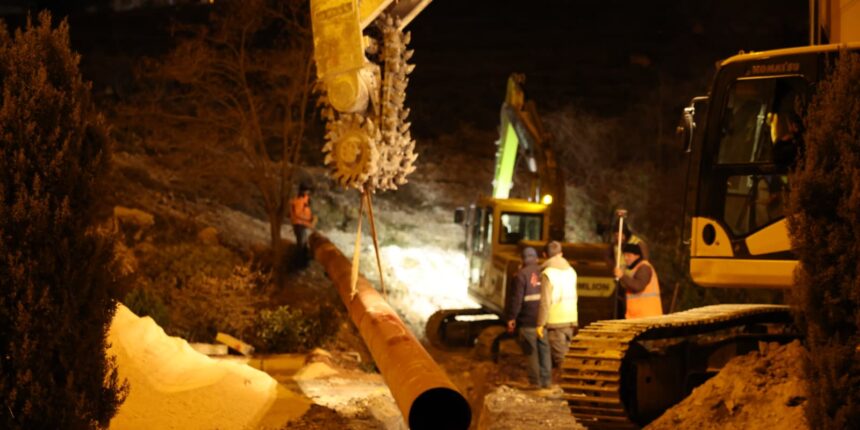 Artuklu’yu rahatlatacak içme suyu projesinde kritik bir aşama daha tamamlandı