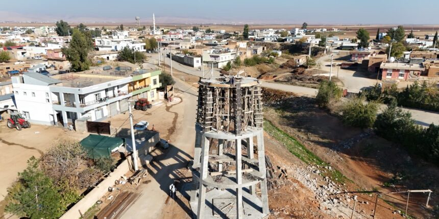 MARSU, 37 Yıllık Ayaklı Su Deposunun Yerine Yenisini İnşa Etti