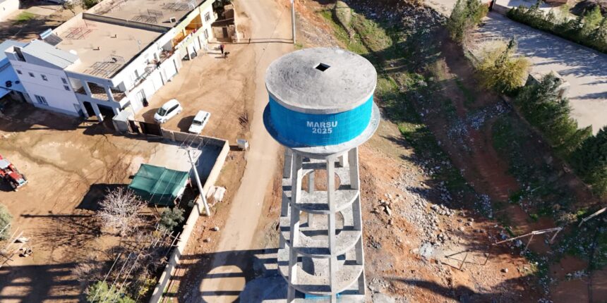 MARSU, 37 Yıllık Ayaklı Su Deposunun Yerine Yenisini İnşa Etti