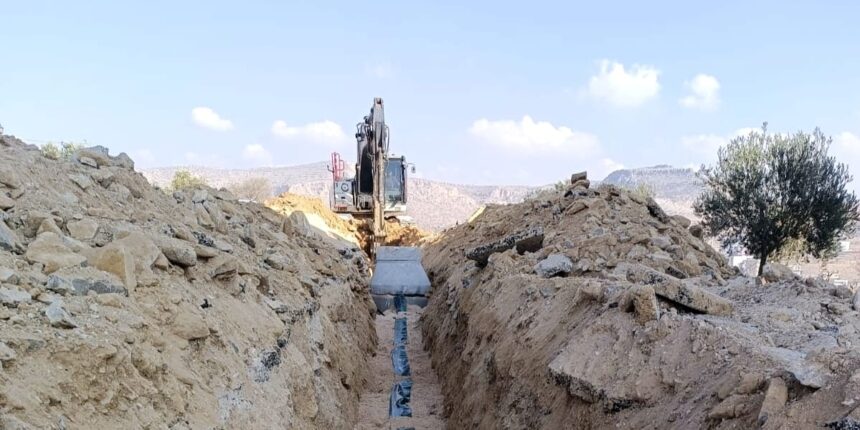 MARSU, Kabala Mahallesi’nde Atıksu Hattı Döşeme Çalışmalarını Tamamladı