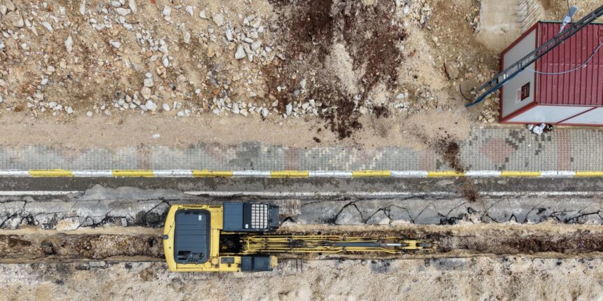 Nur Mahallesi’nde Atıksu Hattı Döşeme Çalışması Tamamlandı